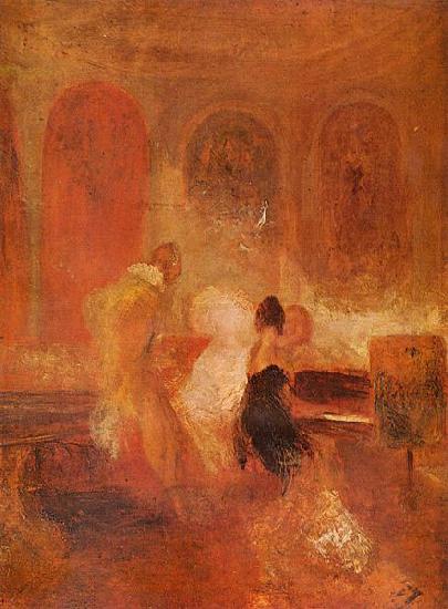 Joseph Mallord William Turner Musikgesellschaft, Petworth oil painting image